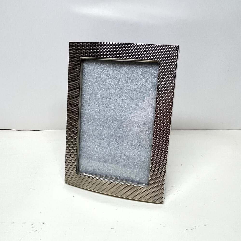 Lauren Ralph Lauren Silver Mesh Textured Picture Frame 4x6